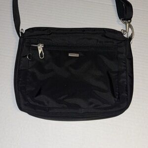 Travelon Sleek Black Shoulder Bag